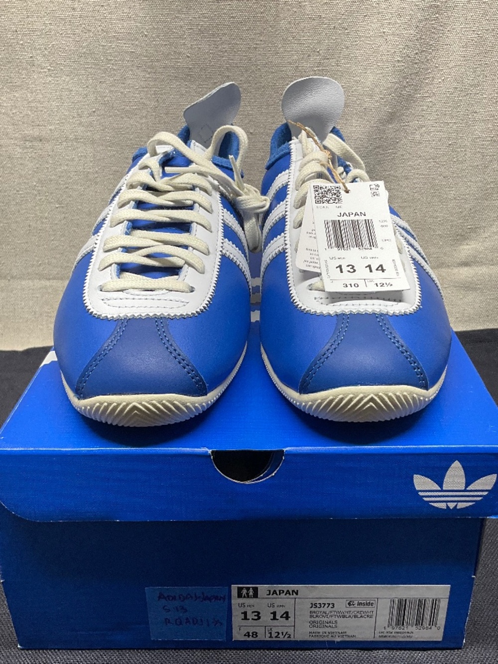 Adidas Japan JS3773 Bright Royal Mens Size US 13 NIB